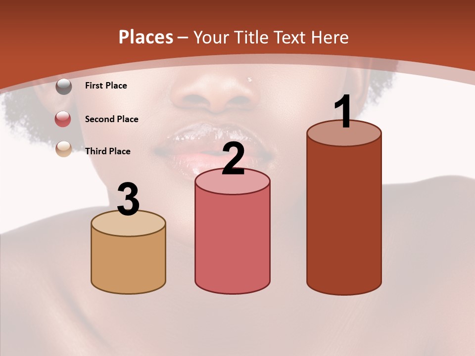 Sensual False Girl PowerPoint Template