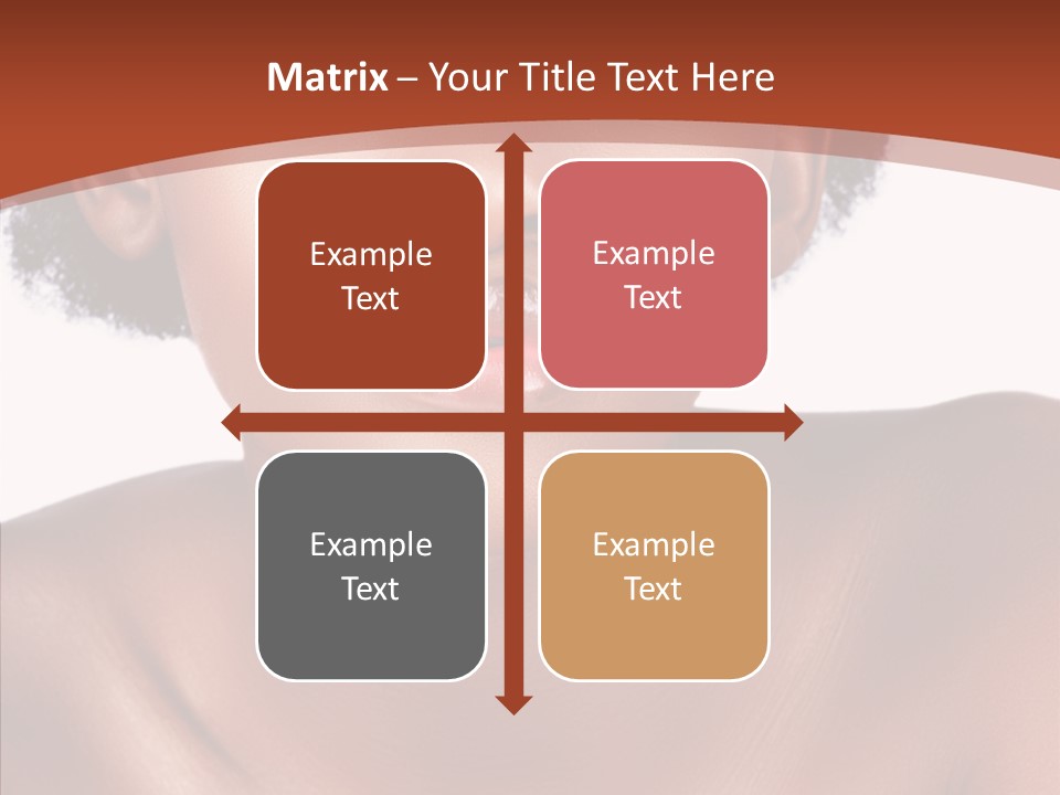 Sensual False Girl PowerPoint Template