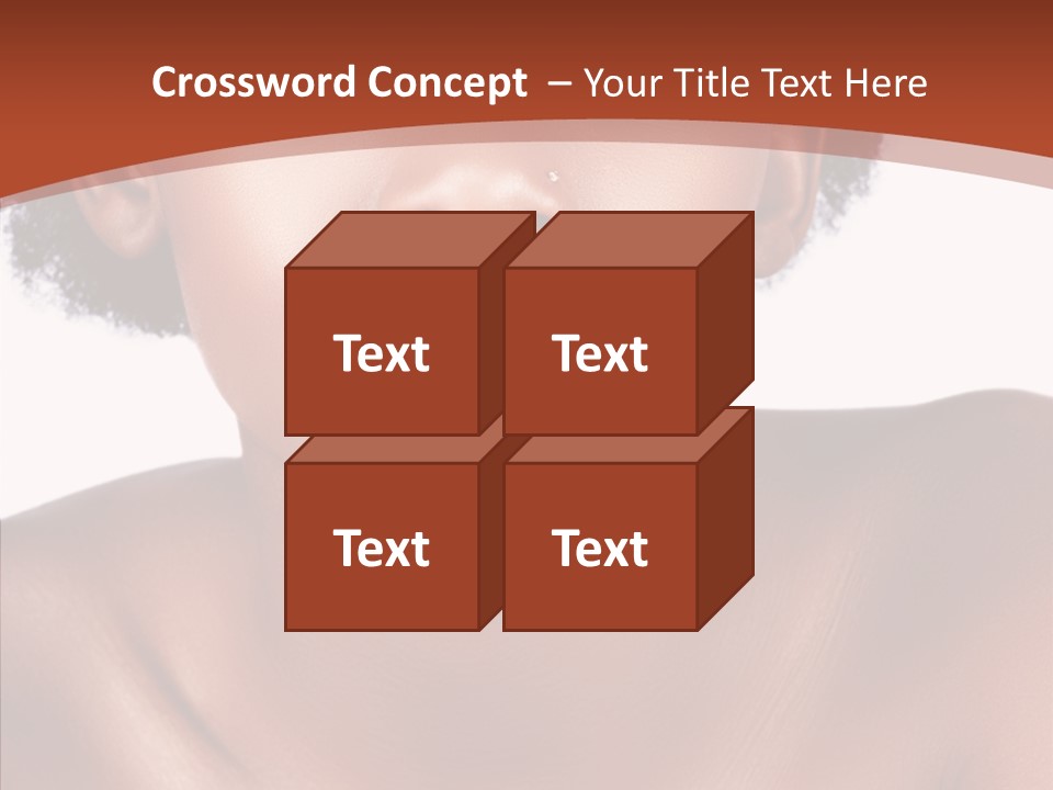 Sensual False Girl PowerPoint Template