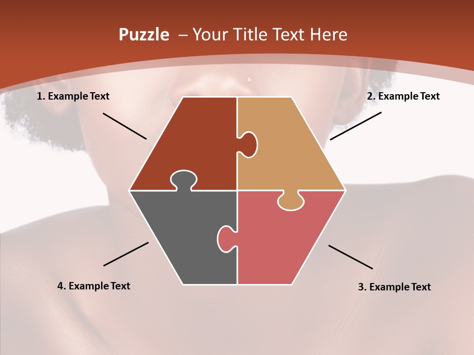 Sensual False Girl PowerPoint Template