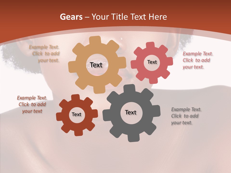 Sensual False Girl PowerPoint Template