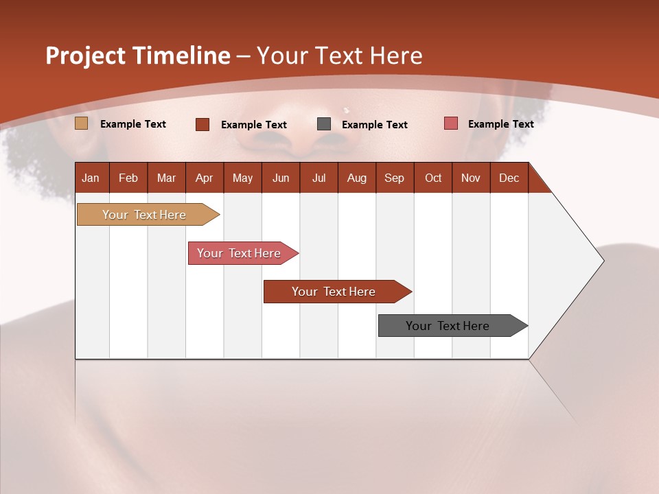 Sensual False Girl PowerPoint Template