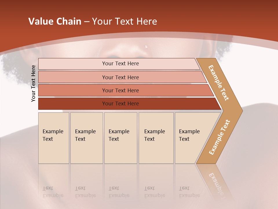 Sensual False Girl PowerPoint Template