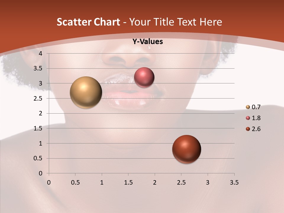 Sensual False Girl PowerPoint Template
