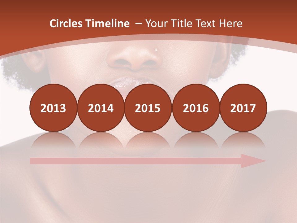 Sensual False Girl PowerPoint Template