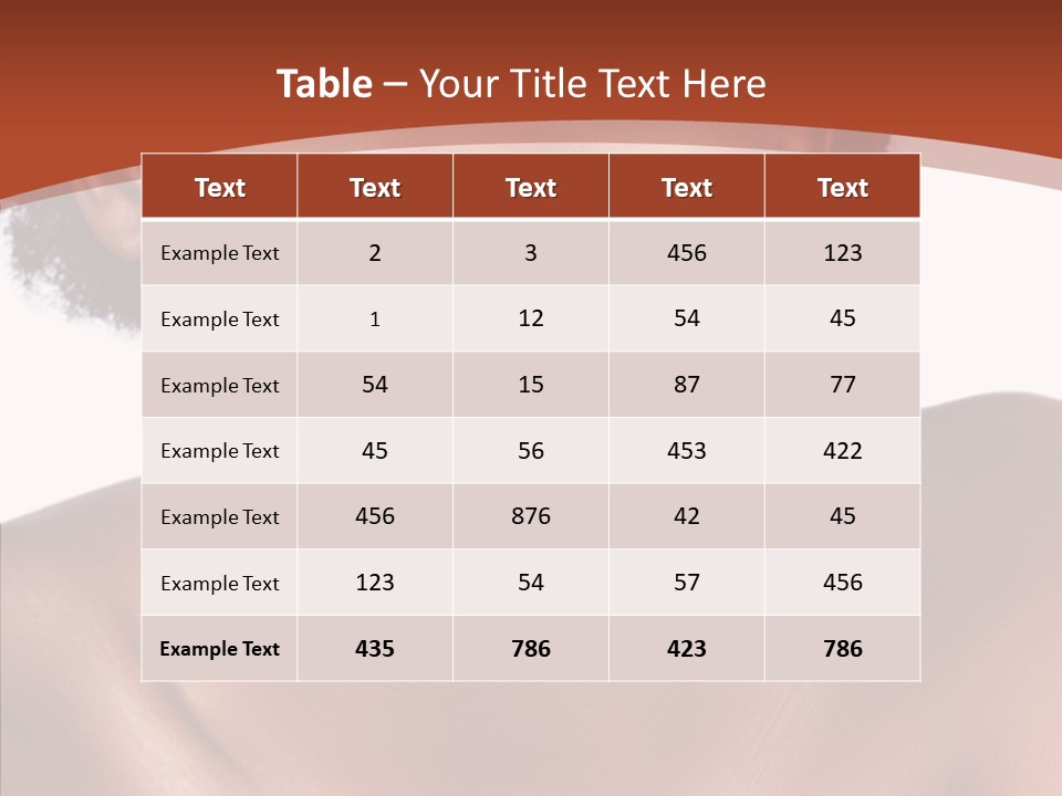 Sensual False Girl PowerPoint Template