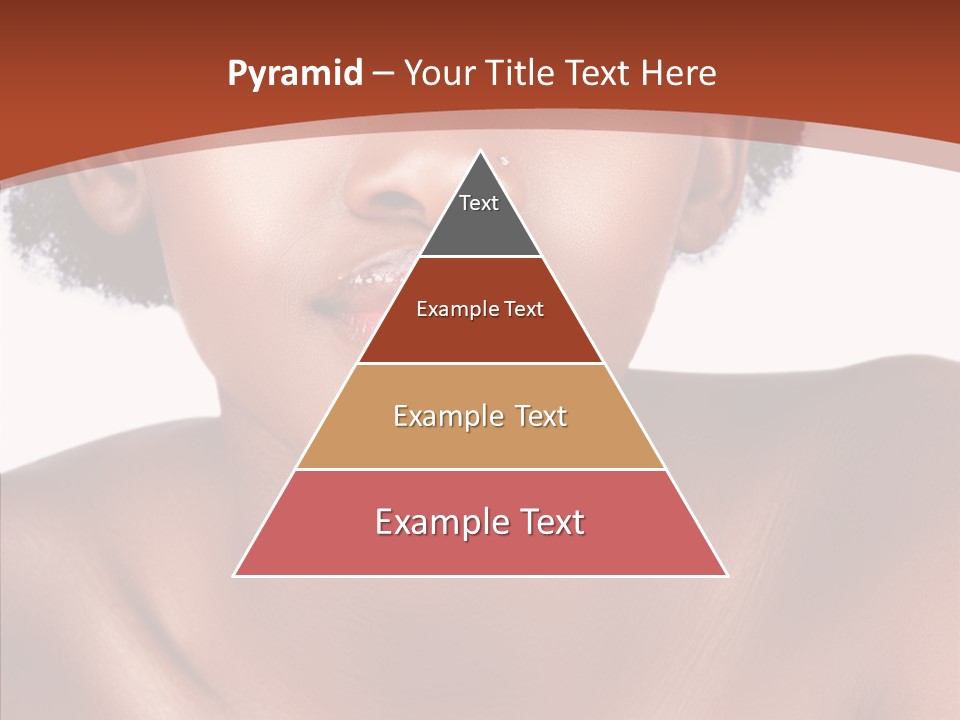 Sensual False Girl PowerPoint Template