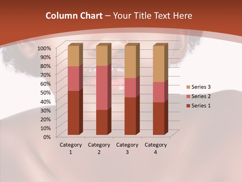 Sensual False Girl PowerPoint Template