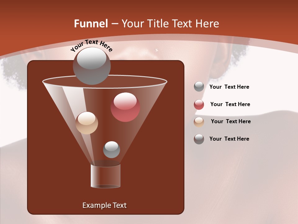 Sensual False Girl PowerPoint Template