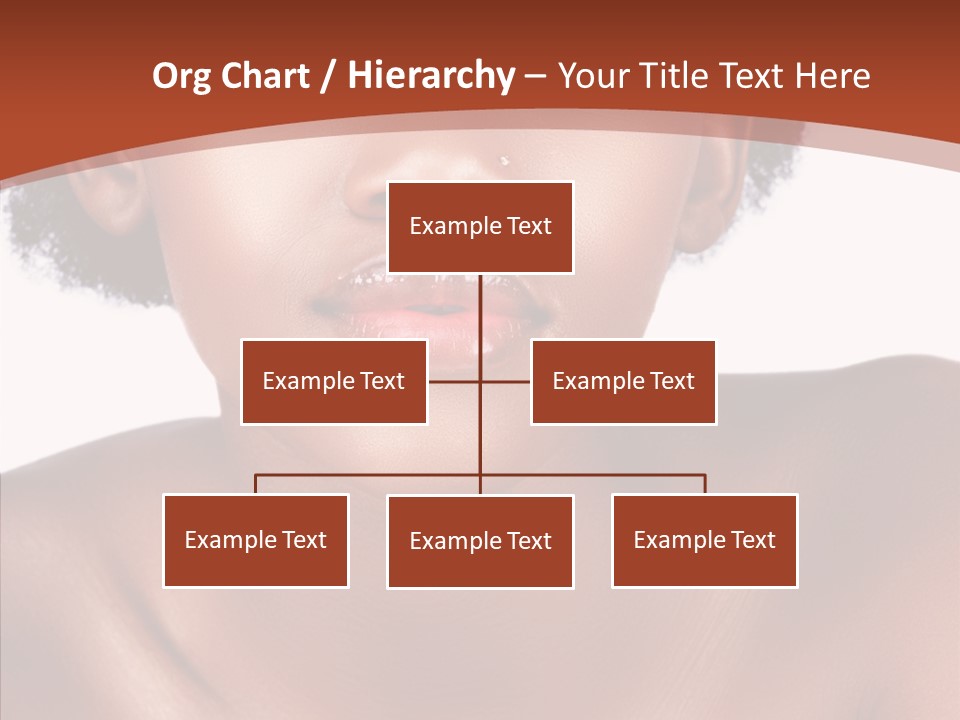 Sensual False Girl PowerPoint Template