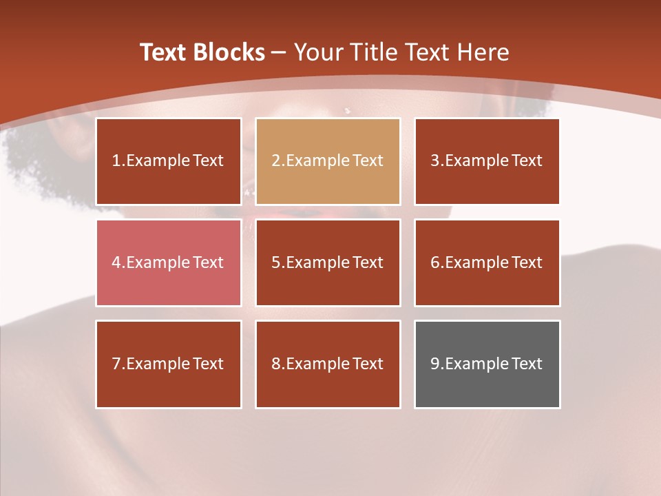 Sensual False Girl PowerPoint Template