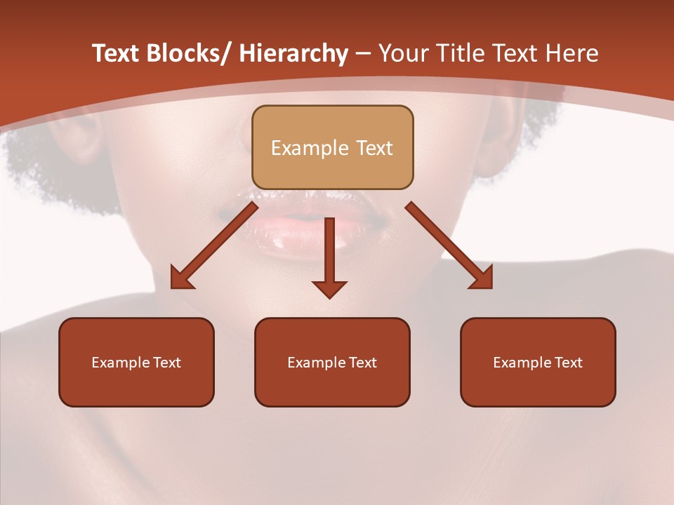 Sensual False Girl PowerPoint Template