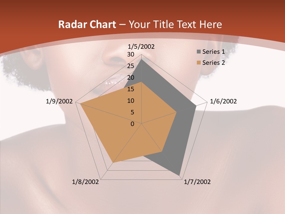Sensual False Girl PowerPoint Template