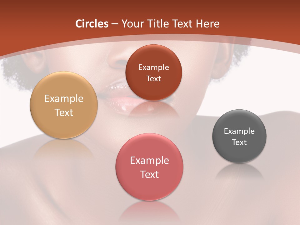 Sensual False Girl PowerPoint Template