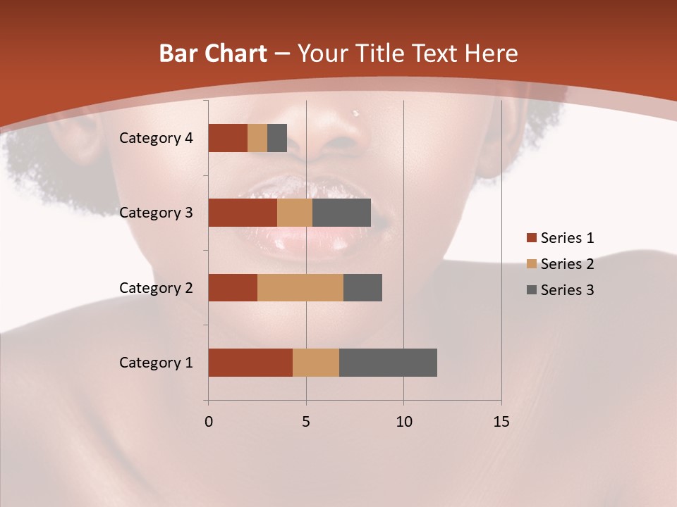 Sensual False Girl PowerPoint Template