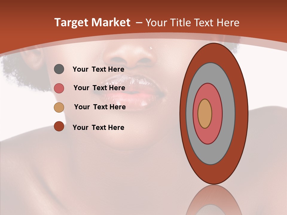 Sensual False Girl PowerPoint Template