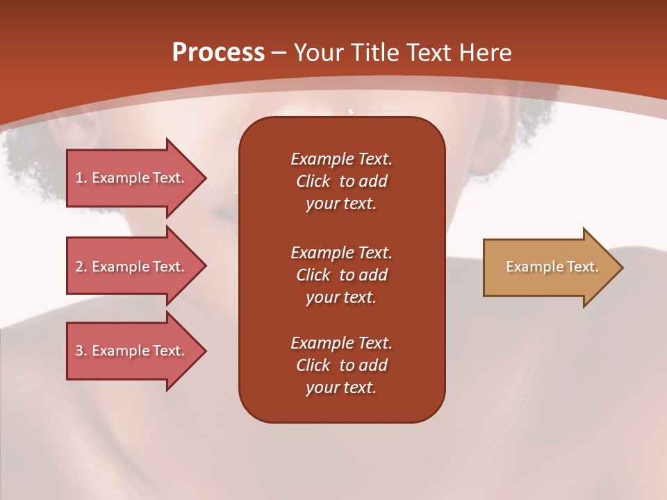 Sensual False Girl PowerPoint Template