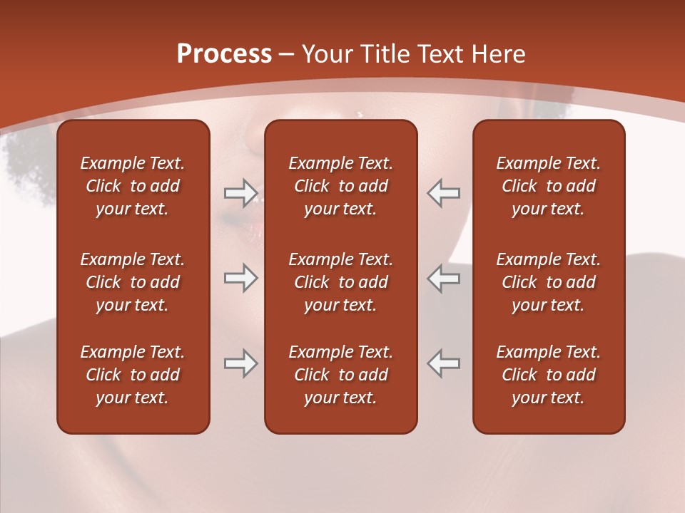 Sensual False Girl PowerPoint Template
