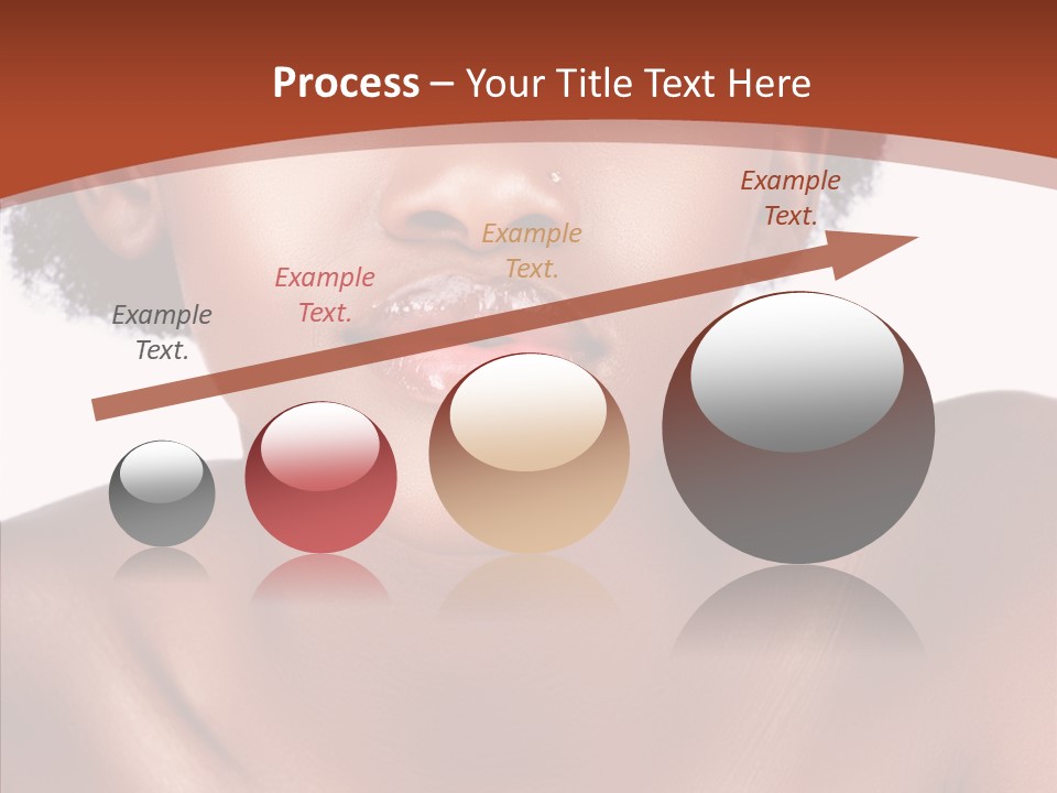 Sensual False Girl PowerPoint Template