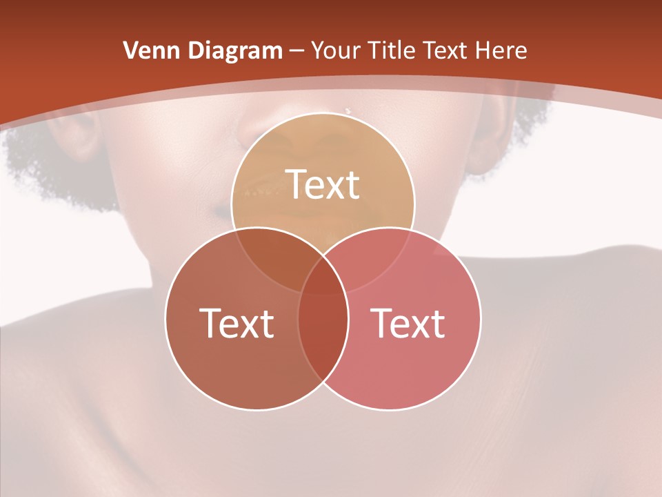 Sensual False Girl PowerPoint Template