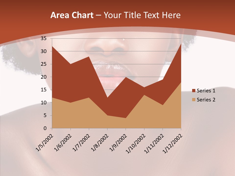 Sensual False Girl PowerPoint Template