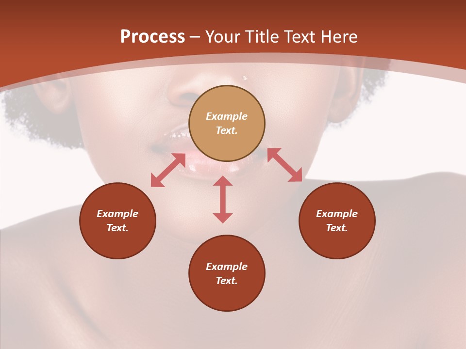 Sensual False Girl PowerPoint Template