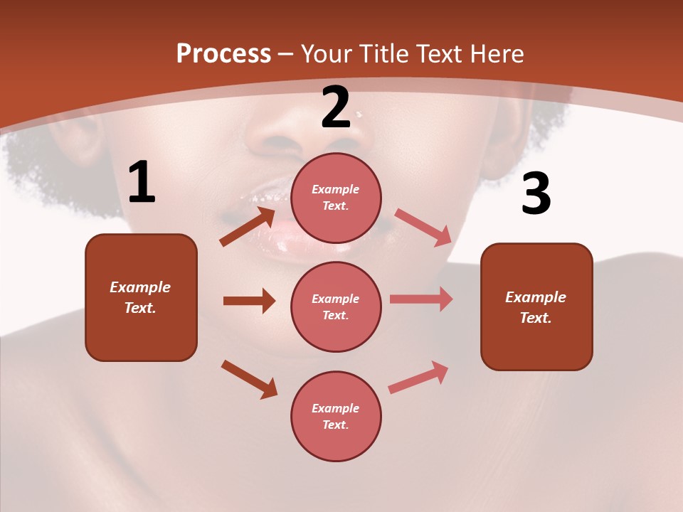 Sensual False Girl PowerPoint Template