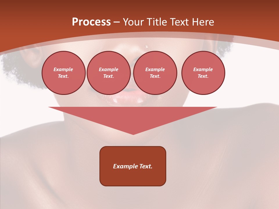 Sensual False Girl PowerPoint Template