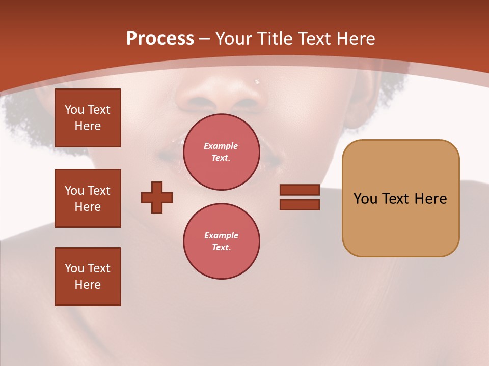 Sensual False Girl PowerPoint Template