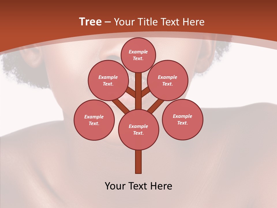 Sensual False Girl PowerPoint Template