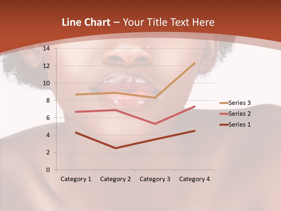 Sensual False Girl PowerPoint Template