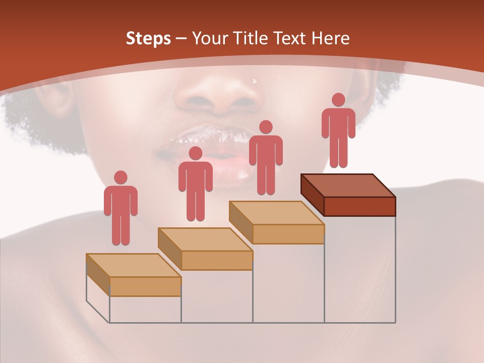 Sensual False Girl PowerPoint Template