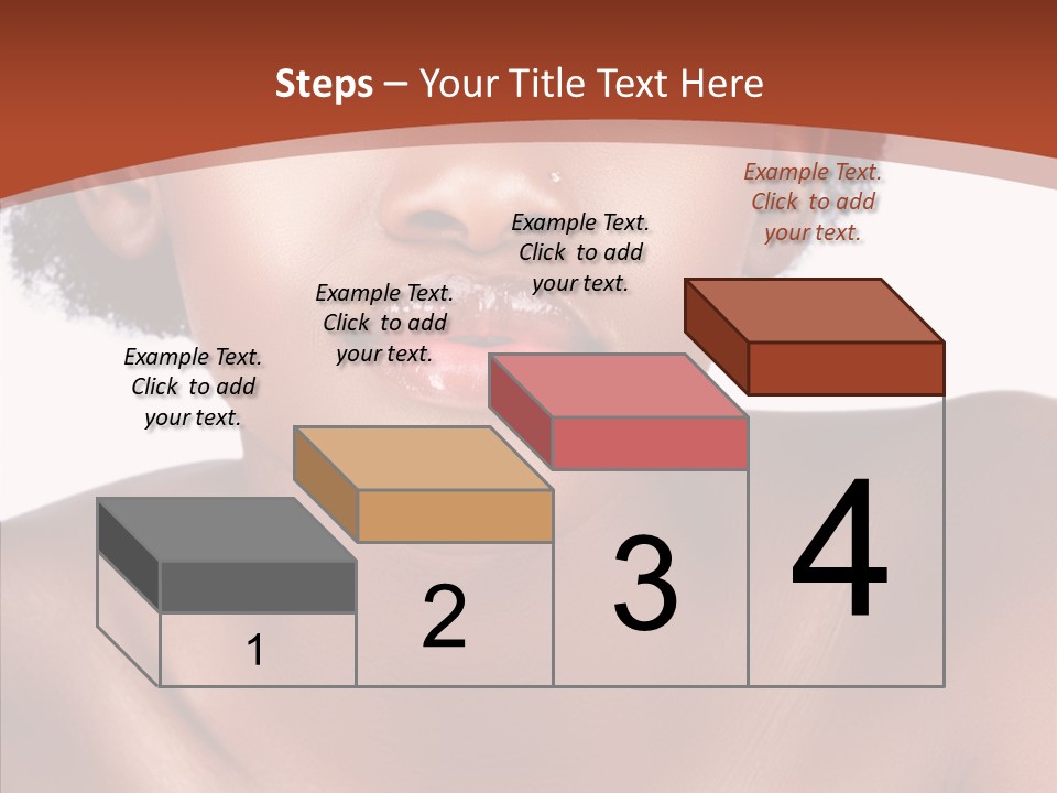 Sensual False Girl PowerPoint Template