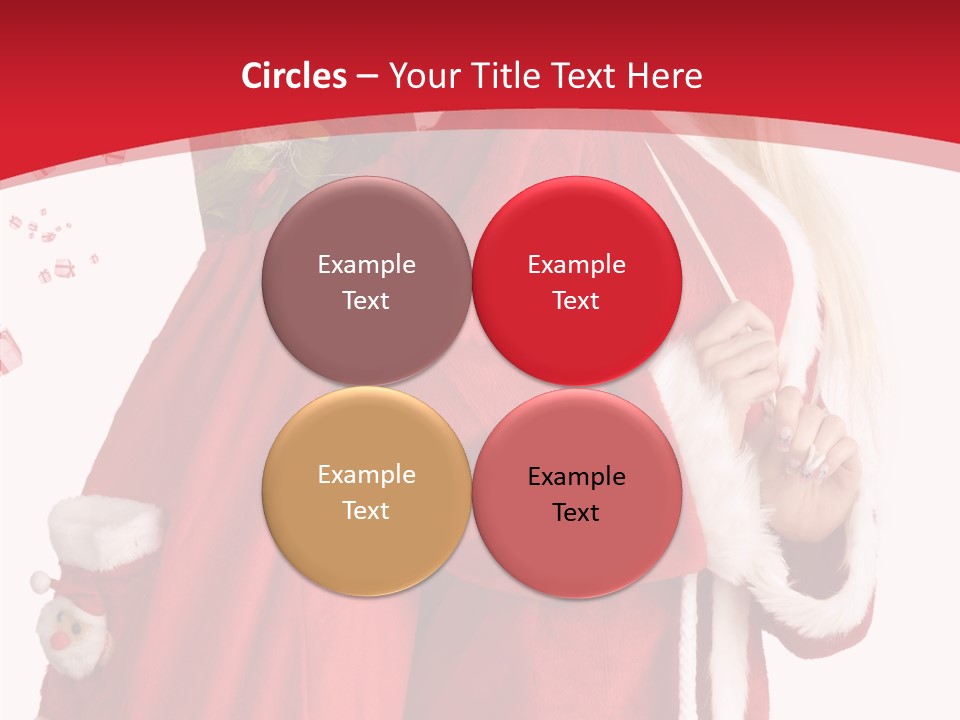 Cheerful Sack Person PowerPoint Template