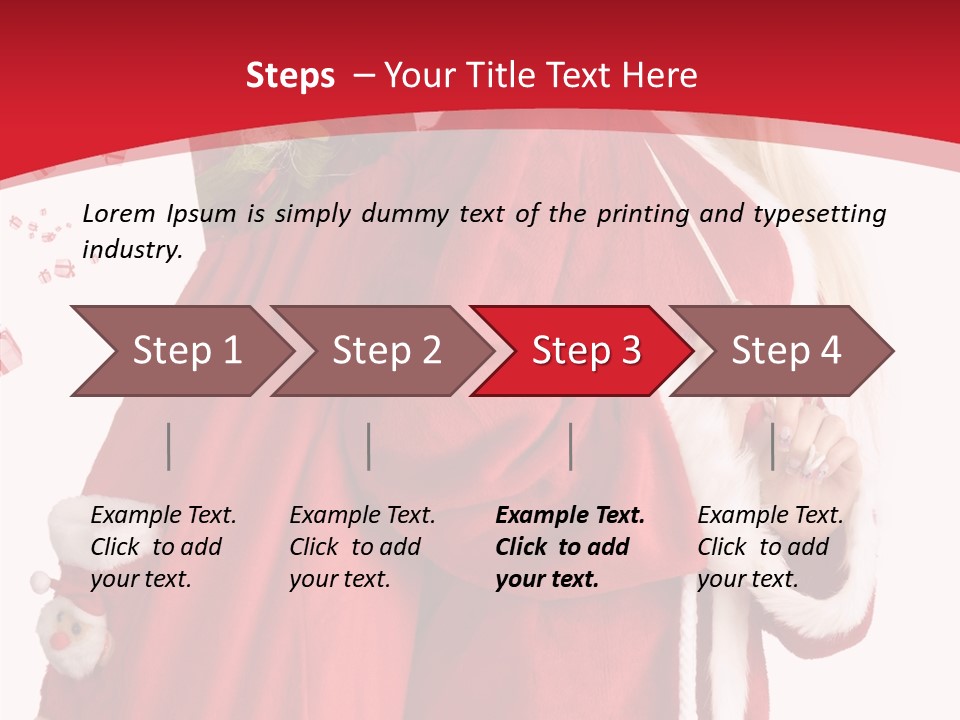 Cheerful Sack Person PowerPoint Template