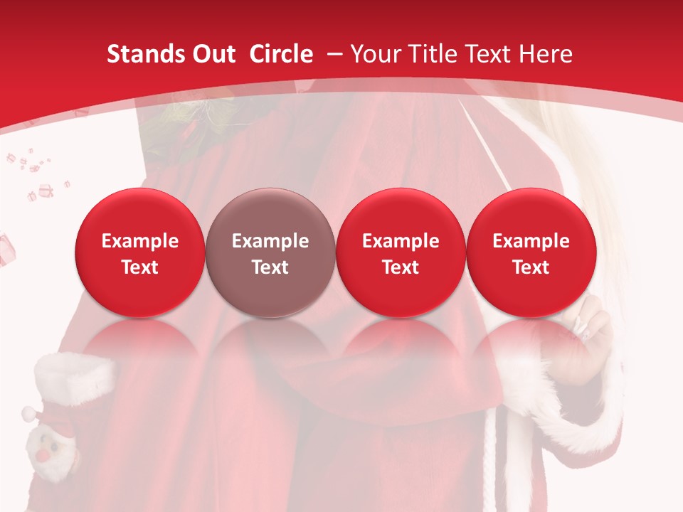 Cheerful Sack Person PowerPoint Template