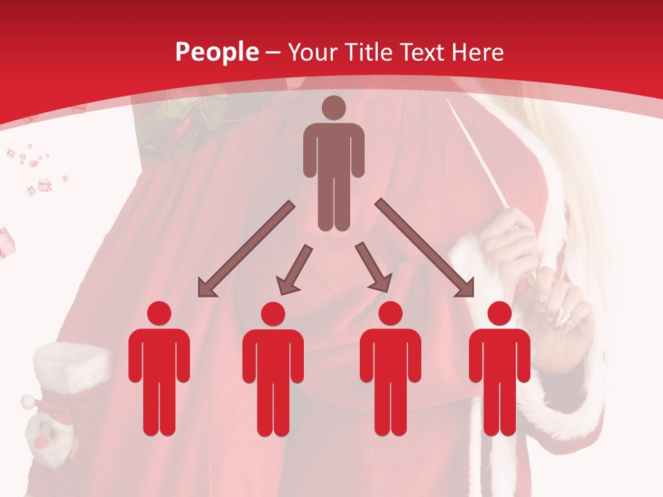 Cheerful Sack Person PowerPoint Template