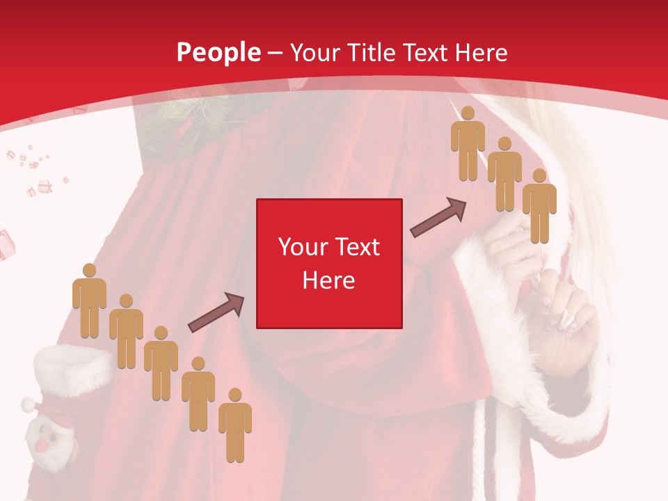 Cheerful Sack Person PowerPoint Template