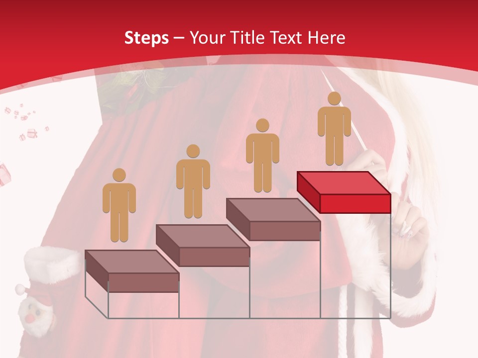 Cheerful Sack Person PowerPoint Template