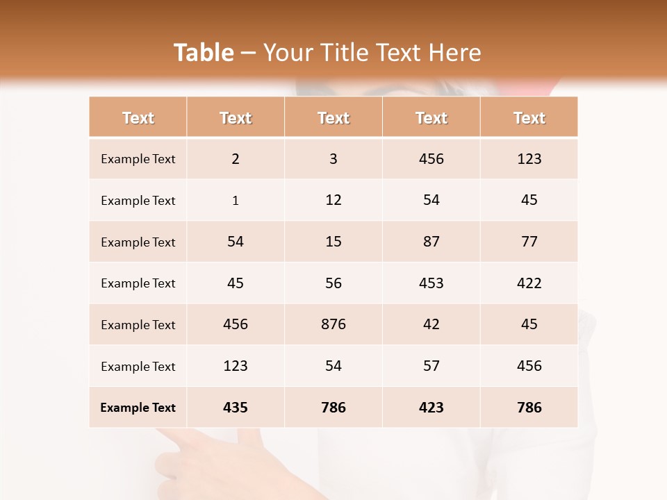 Stand Hat Beautiful PowerPoint Template