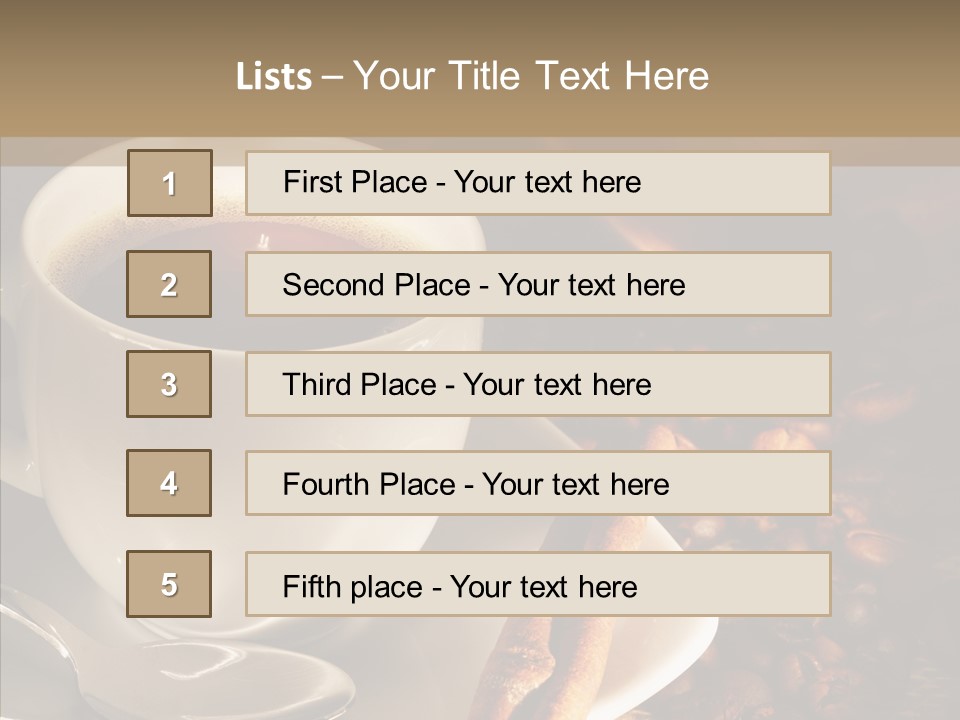 Background Africa Breakfast PowerPoint Template