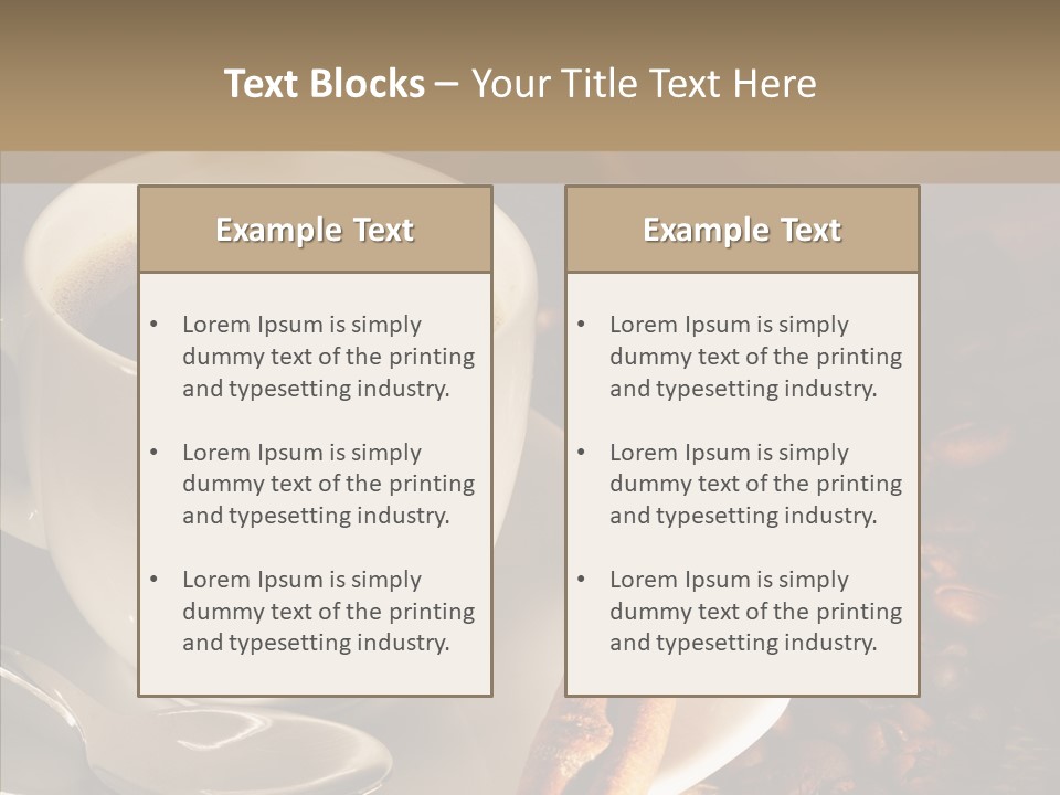 Background Africa Breakfast PowerPoint Template