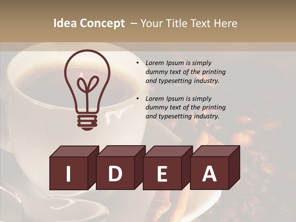 Background Africa Breakfast PowerPoint Template