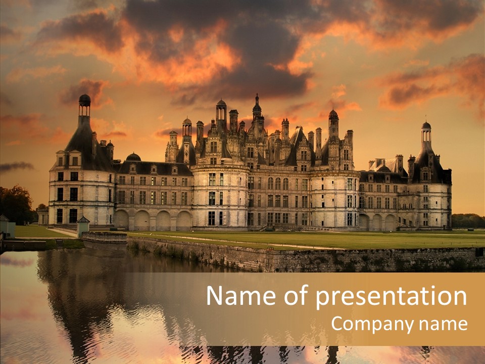 Loire Chambord Knight PowerPoint Template