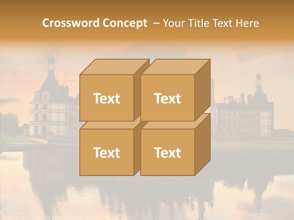 Loire Chambord Knight PowerPoint Template