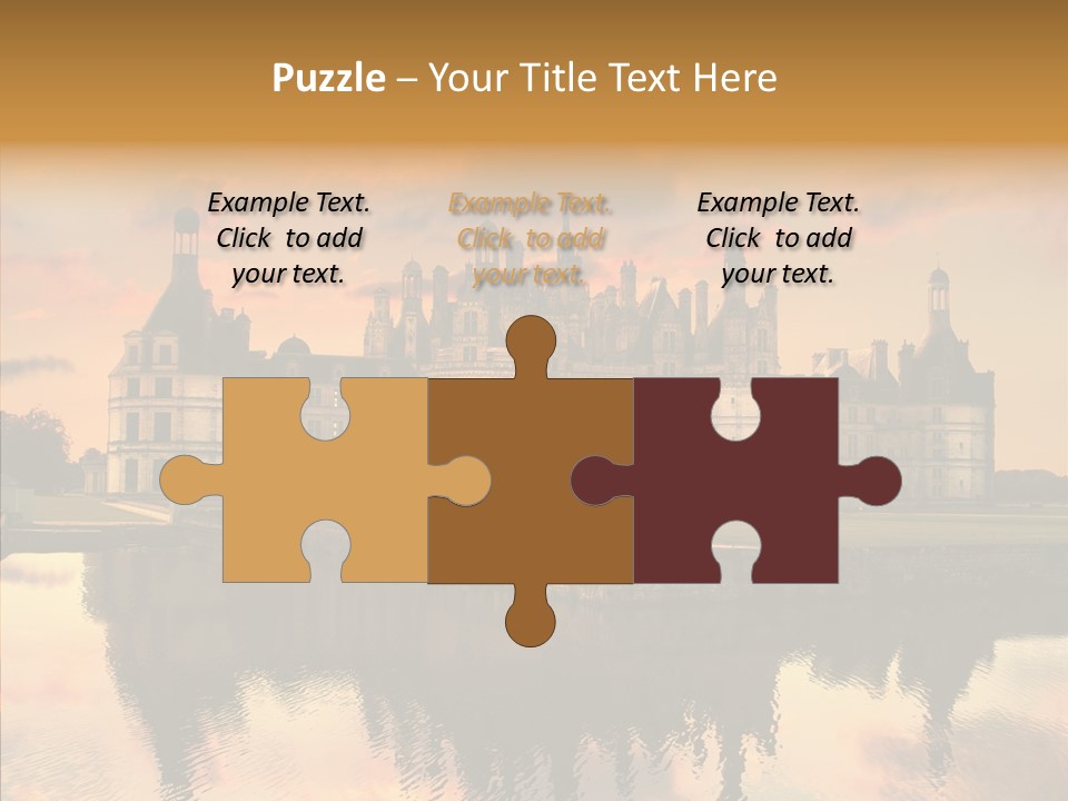 Loire Chambord Knight PowerPoint Template