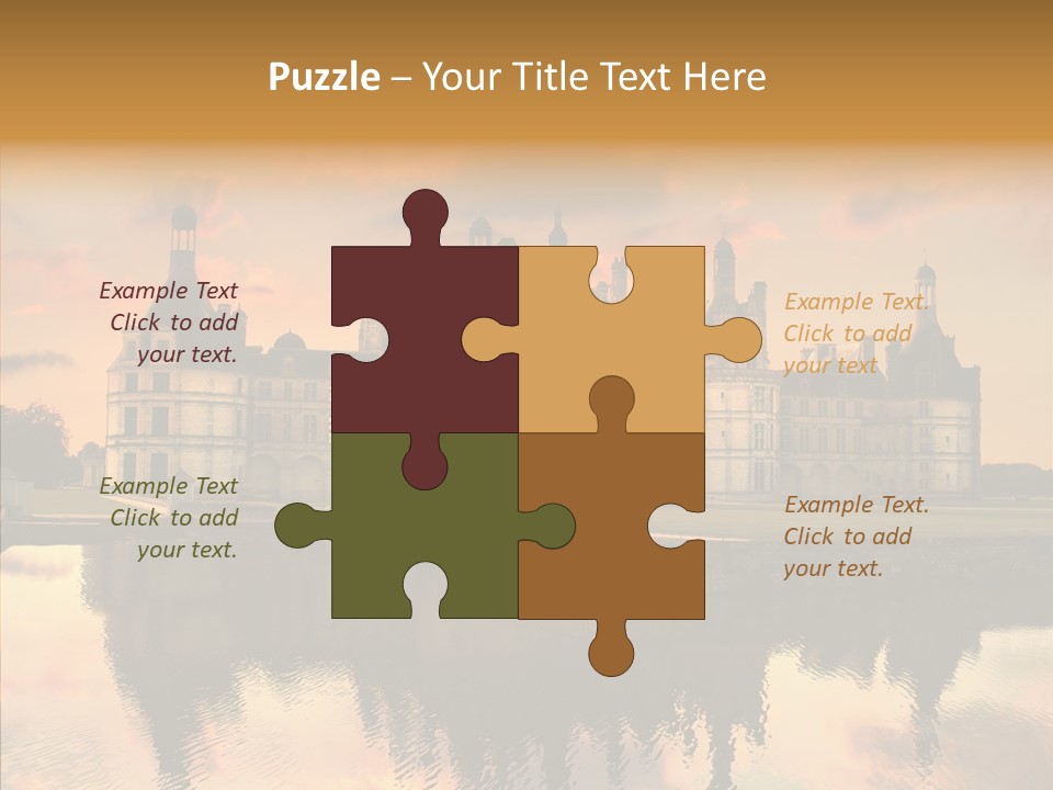 Loire Chambord Knight PowerPoint Template