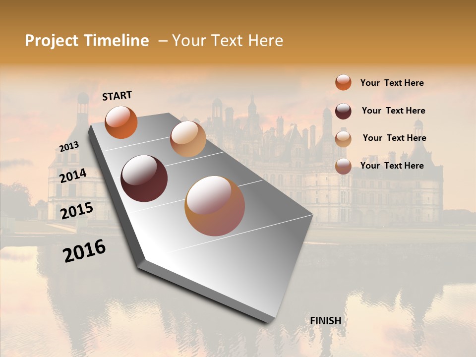 Loire Chambord Knight PowerPoint Template