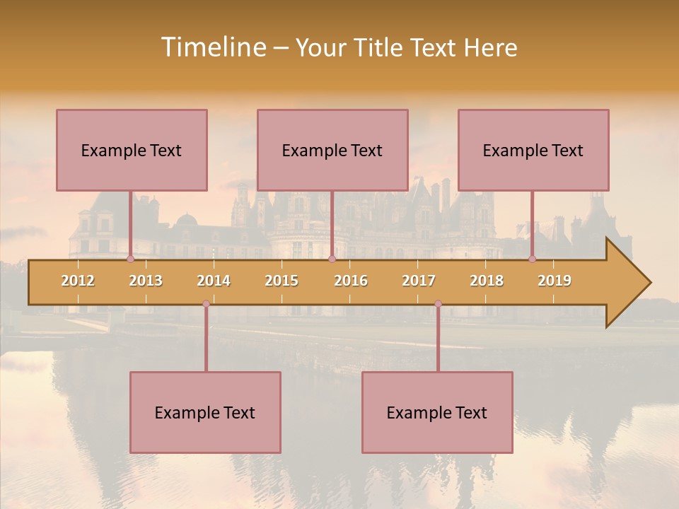 Loire Chambord Knight PowerPoint Template