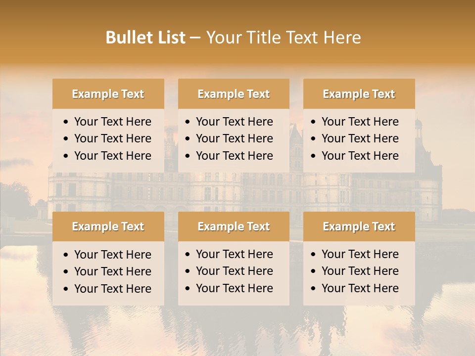 Loire Chambord Knight PowerPoint Template